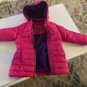 Toddler girls Michael Kors puffer coat